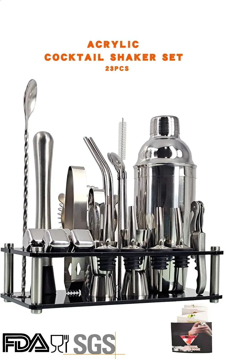 Home Essentials KITESSENSU Cocktail Shaker Set Bartender Kit