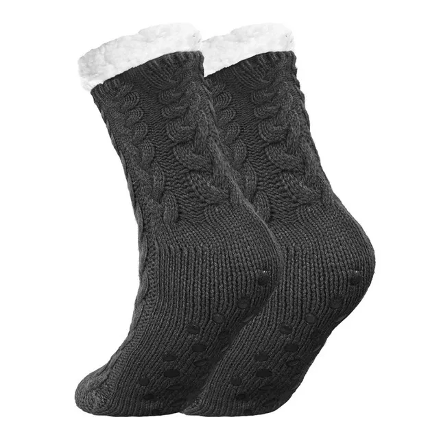 Socks Hosiery Womens Slipper Socks Fluffy Thermal Floor Socks Cozy Fleece  Lined Winter Non Slip Socks Warm Funny Bed Socks With Grippers 231215 From  Piao01, $10.6