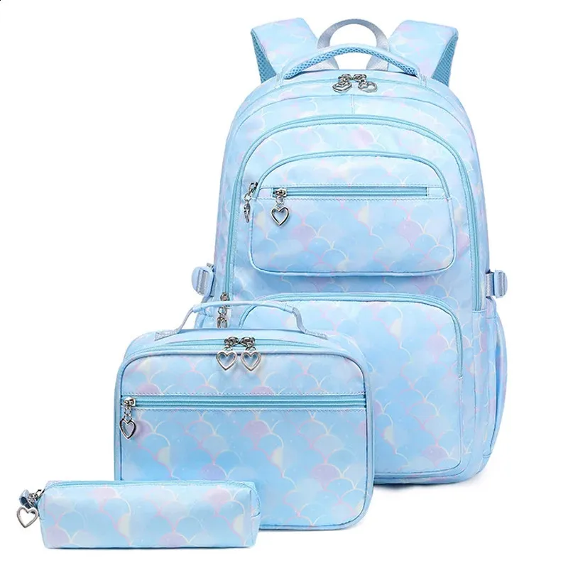 White Tiger Backpack Set - Boys Girls School Bag With Lunch Box & Pencil Case - Durable Bookbag Set 3pcs (17.3 Inch, Black Cat Design) - View #12