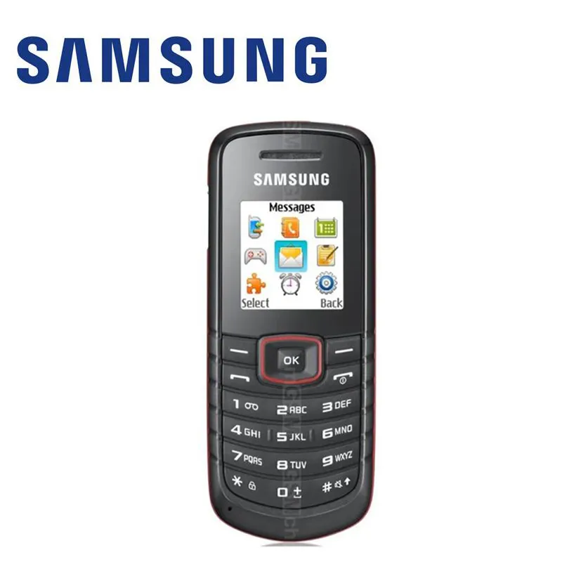 Refurbished Cell Phones Original Samsung E1080 GSM 2G for Student old People Unlocked Mobile Phone