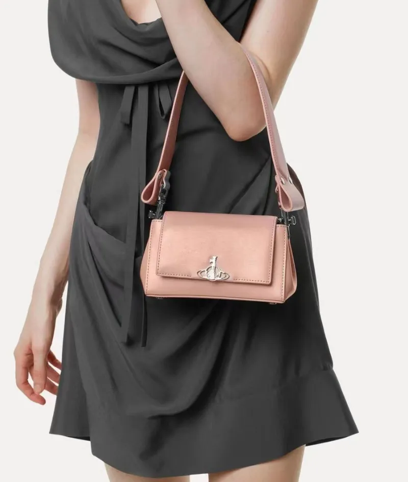 Niche Design dames Saturn-tassen onderarm stokbrood tas krokodilpatroon ketting crossbody tas trendy