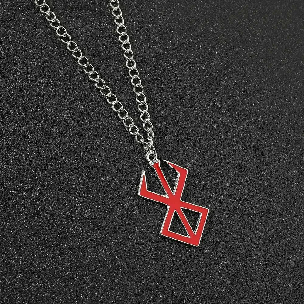 Berserk collier tripes épée pendentifs tour de cou le guerrier fou de la mythologie viking nordique hommes chaîne colliers Xams cadeau L231215