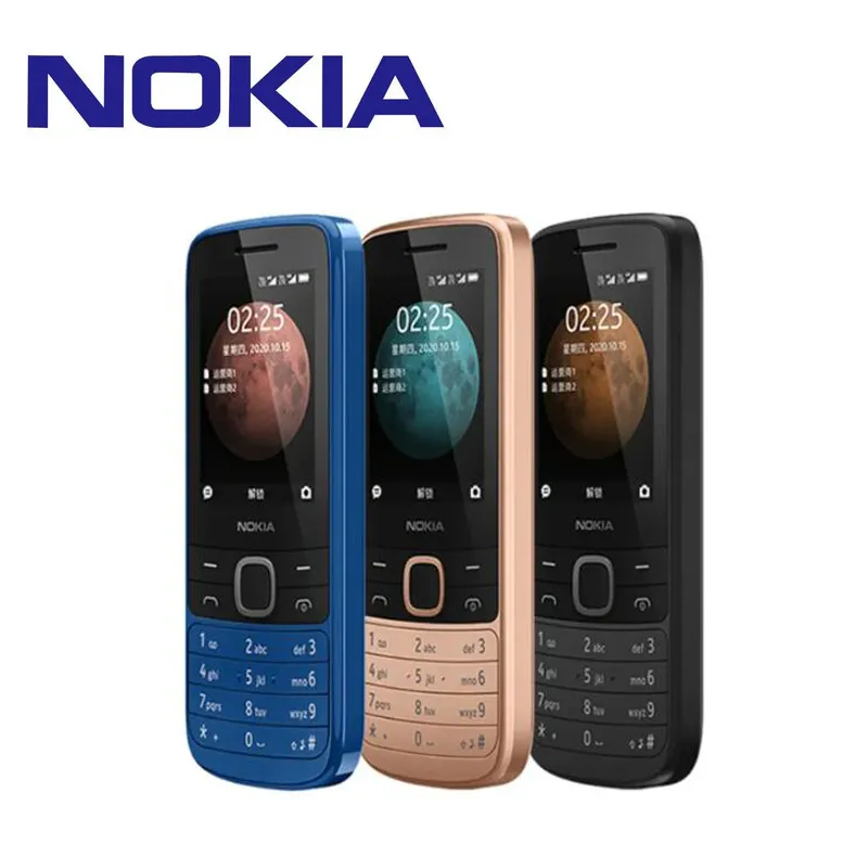 Original Refurbished Nokia 225 Dual Sim Mobile Phone Nostalgic Gift for Student old Man