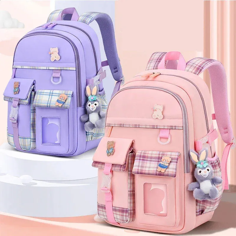 Rugzakken Schattig meisje schooltas Kinder basisschoolrugzak Kinderboekentas Prinses Waterdichte schooltas Mochila Baby 231214