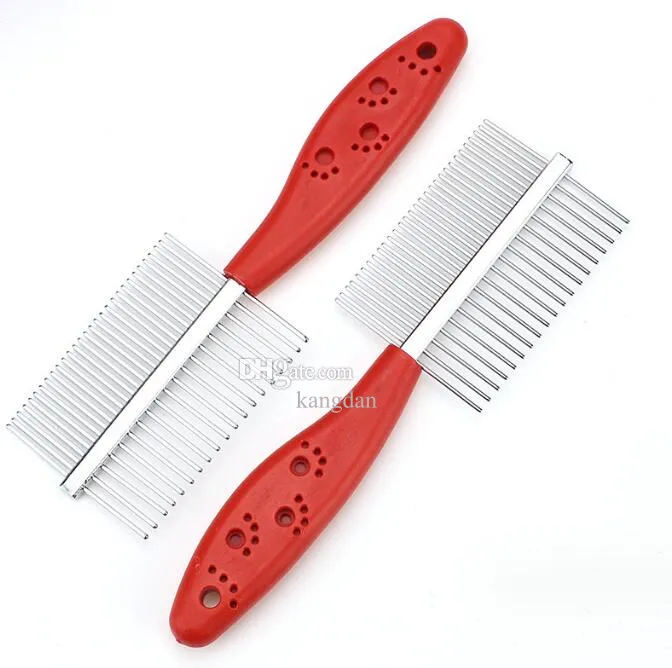 Pet Hair Shedding Comb Stainless Steel Flea Comb for Cat Dog Pet Comfort Flea Hair Grooming Comb Dog Cat Fur Removal Brush Tool