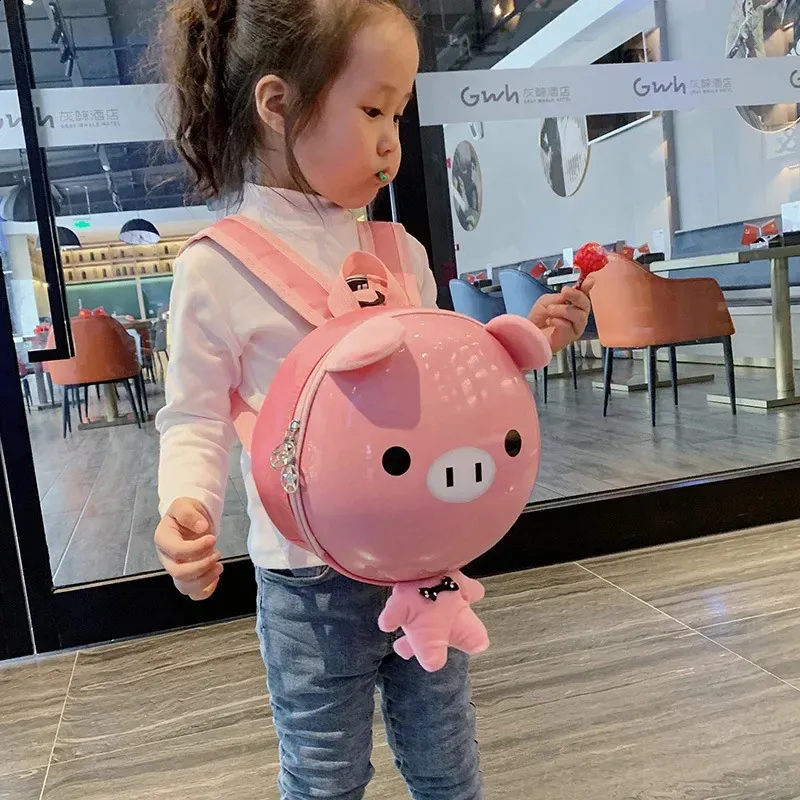 Backpacks Cartoon Cute Childrens Backpack Eggshell Bag Kindergarten School Bag Mens and Womens Baby Backpack 231214