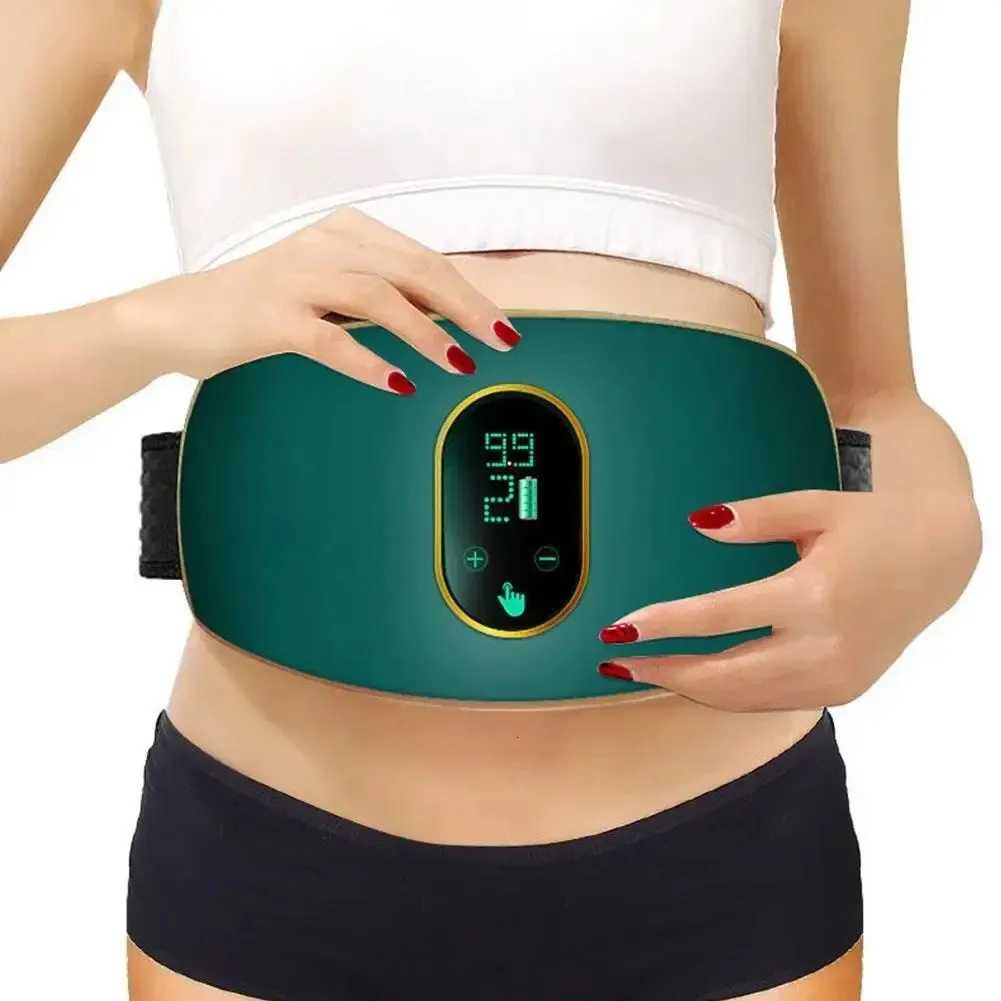 Bärbar smal utrustning Revolutionär fettförbränning spinnmaskin Belly Belt midje Fitness Massager tappar viktstimulator 231215