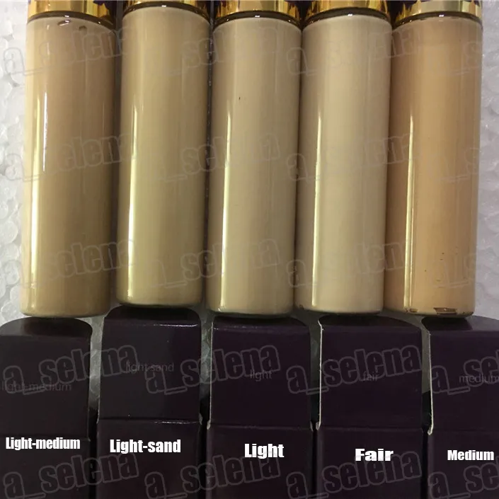 Face Contour Coftibleer Liquid Foundation 5 ألوان معرض الضوء المتوسطة الرمال تسليط الضوء على الكريمة 10 مل.