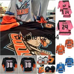 CC2604  Gulls Jersey TERRY MEGNA THOMAS WIDEMAN STOLARZ CARRICK COMTOIS OLEKSY WAGNER Ritchie Sorensen Hockey Jerseys Any name and number