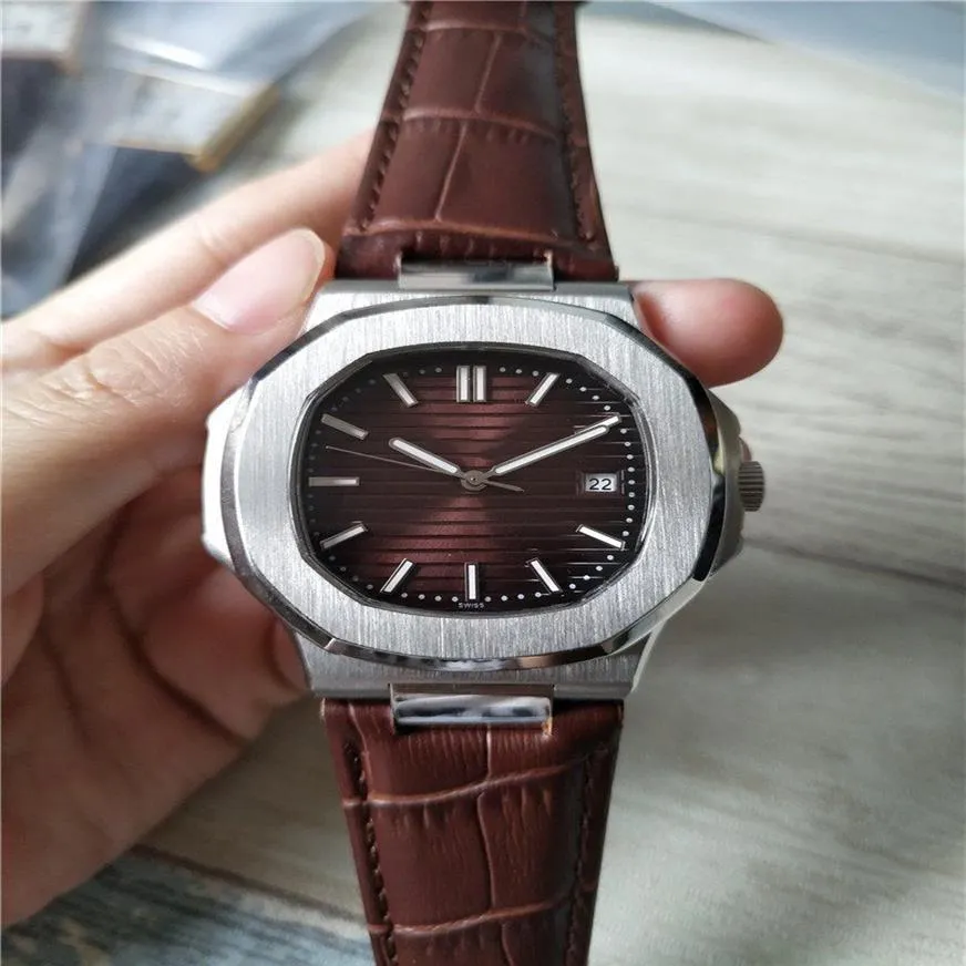 Montre homme classique montre à mouvement automatique pour homme montre-bracelet en acier inoxydable montres mécaniques 002246N