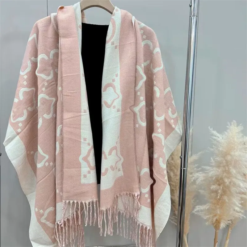 Классический шарф, дизайнерский кашемировый мягкий теплый шарф для мужчин и женщин, зимняя модная длинная шаль с надписью