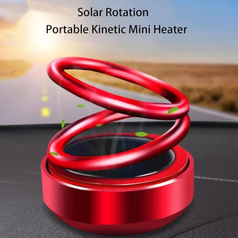 Car Air Freshener Solar Car Air Freshener Rotate Kinetic Molecular