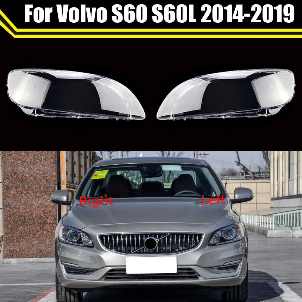 Car Headlight Lens Cover Headlights Glass Lamp Shade Shell For Voo S60 S60L  2014 2015 2016 2017 2018 2019 Auto Light Caps From 43,52 €