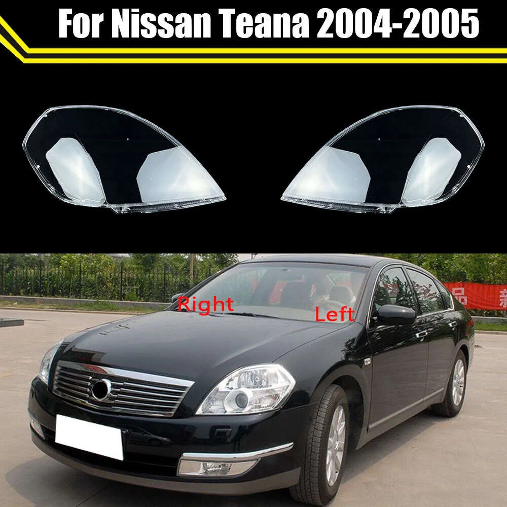 Nissan Teana için Ön Araba Far Kapağı 2004 2005 Otomatik Far lambası lambal lambası ışığı cam lens kabuğunu kapsar