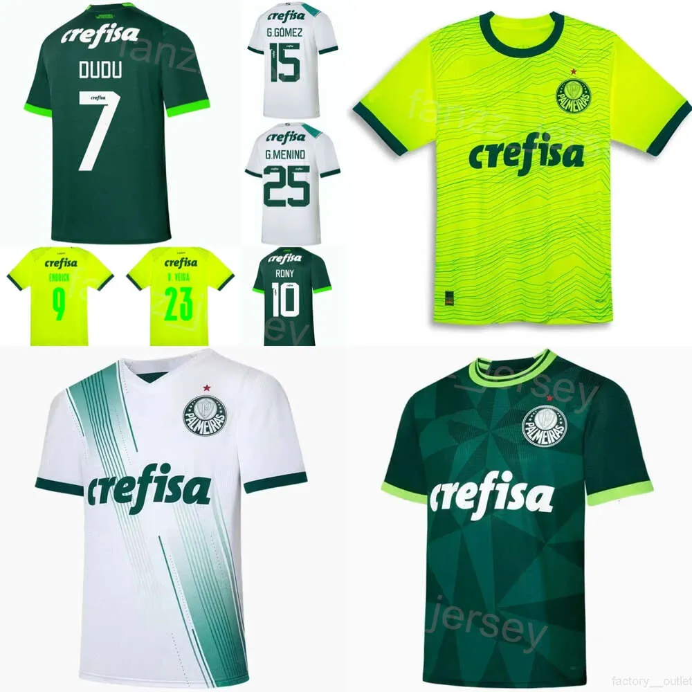 Man Palmeiras 9 Endrick Soccer Jerseys 2023 24 Club Team 10 Rony 14 Artur 19 Breno 27 Rios 23 Veiga 18 Lopez 22 Piquerez 15 Gomez 8 Ze Rafael Football Shirt Kits Uniform