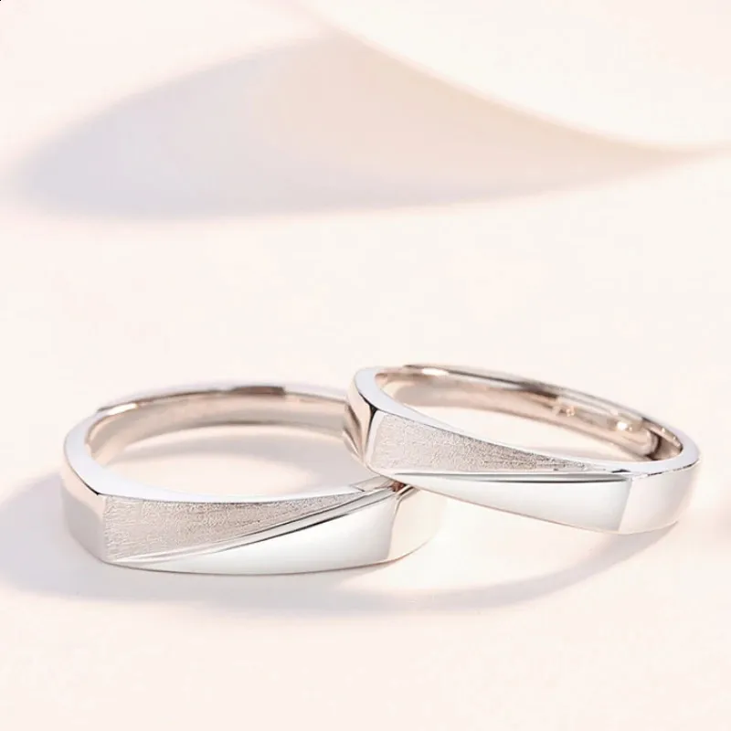 Pierścionki ślubne PT950 Platinum Pierścienie Mężczyźni i kobiety para zaręczyn ślubnych moda