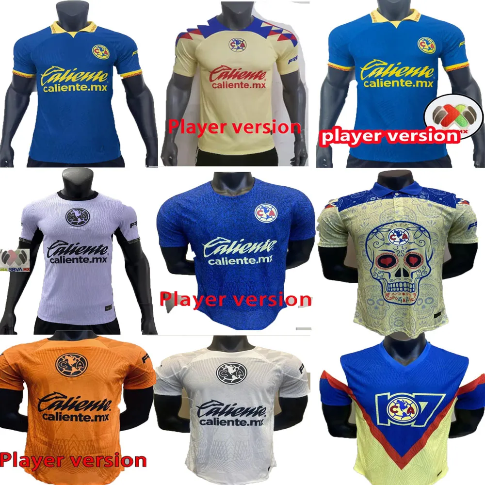 Spielerversion LIGA MX Club America Fußballtrikots R.MARTINEZ Monterrey R.FUNES Tigres UANL GIGNAC UNAM SALVIO D.VALDES Hemd Fußballuniform Herrenoberteile