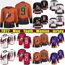 #9 Clayton Keller Reverse Retro hockey jersey #6 Jakob Chychrun #38 LIAM O'BRIEN Shane Doan Nick Schmaltz Christian Fischer Zack Kass