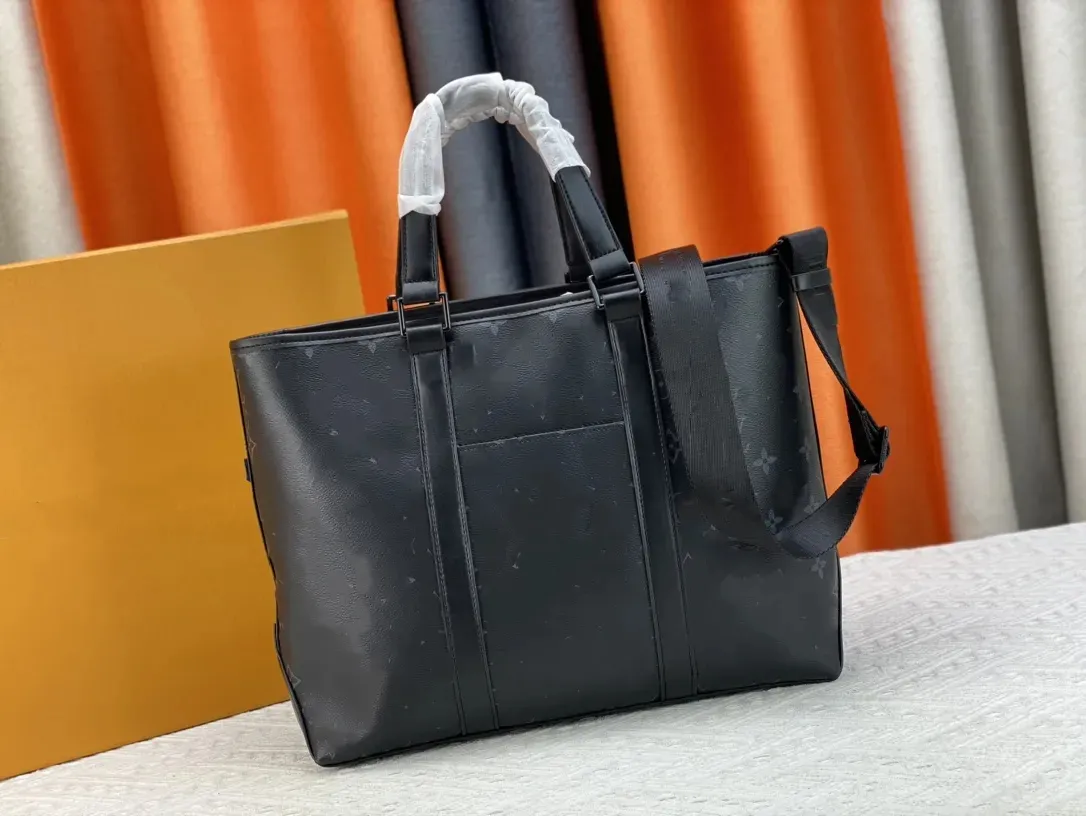 2024Men Moda Casual Designe Luxo FINAL DE SEMANA TOTE Bolsa Maleta Bolsa de computador Bolsa mensageiro de corpo cruzado de alta qualidade TOP 5M45733 M45734 Bolsa Bolsa