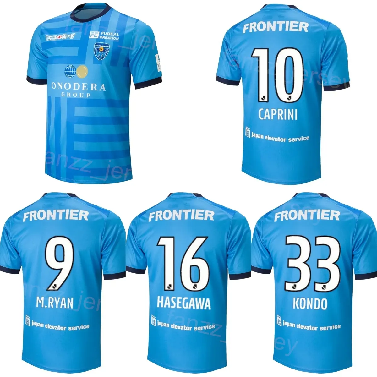 Uomo 23-24 J1 League Soccer Yokohama 31 Marcelo Ryan Jersey Club Team 33 Tomoki Kondo 26 Kotaro Hayashi 50 Keijiro Ogawa 20 Shion Inoue Maglia da calcio Kit Uniforme