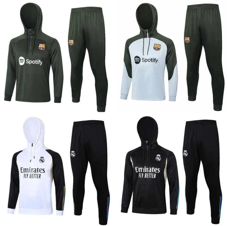 Conjunto Entrenamiento Real Madrid 2023/24 Hombre (Chándal de Media  Cremallera + Pantalón)