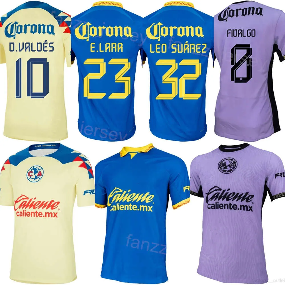 Män 23-24 Soccer Club America 32 Leo Suarez Jerseys Club Team 17 Alejandro ZendeJas 10 Diego Valdes 33 Julian Quinones 7 Brian Rodriguez Football Shirt Kits Uniform