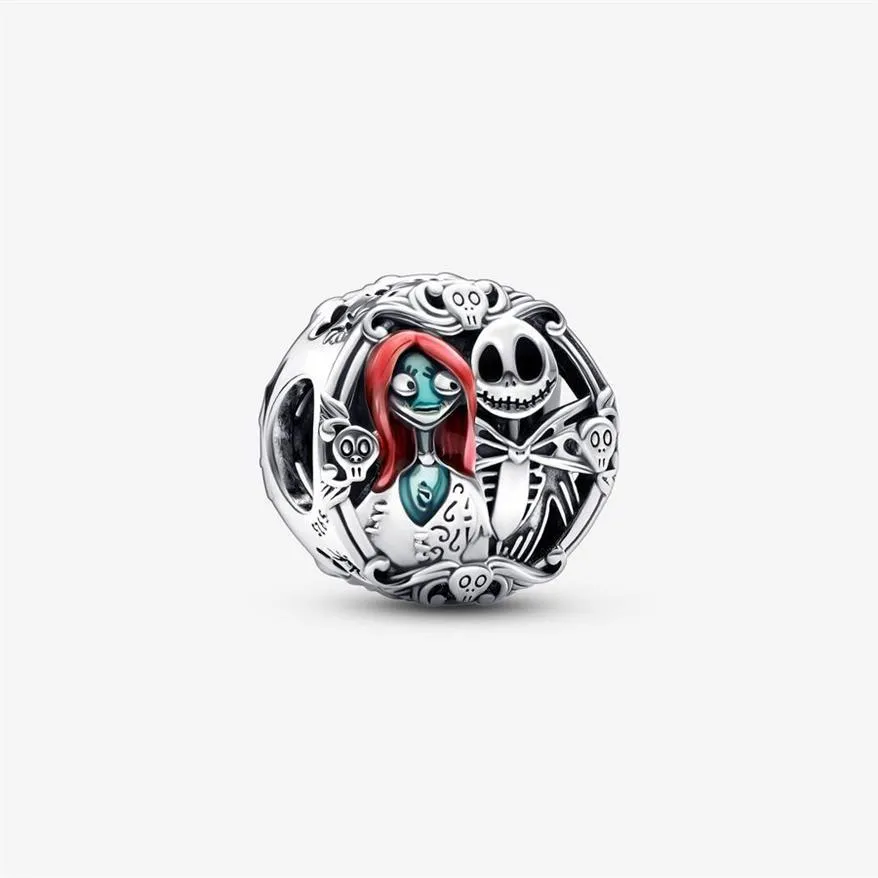 The Nightmare Before Christmas Charms passar Original European Charm Armband 925 Sterling Silver Fashion Women Jewelry Accessories311c