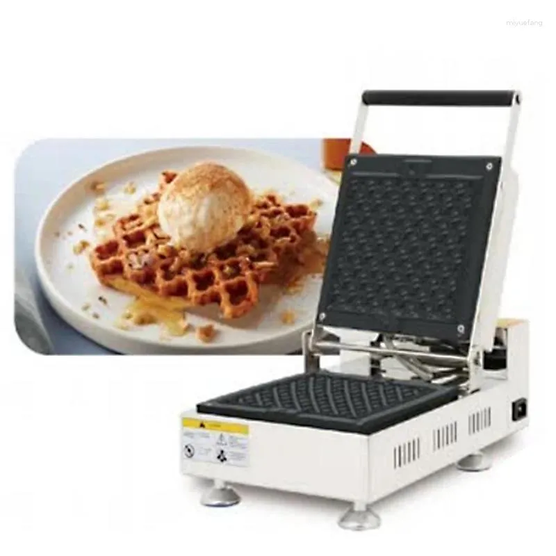 Fabricantes de pão Chefmax Máquina de fazer waffle elétrica Crepe antiaderente Industrial Muffin Pops Maker