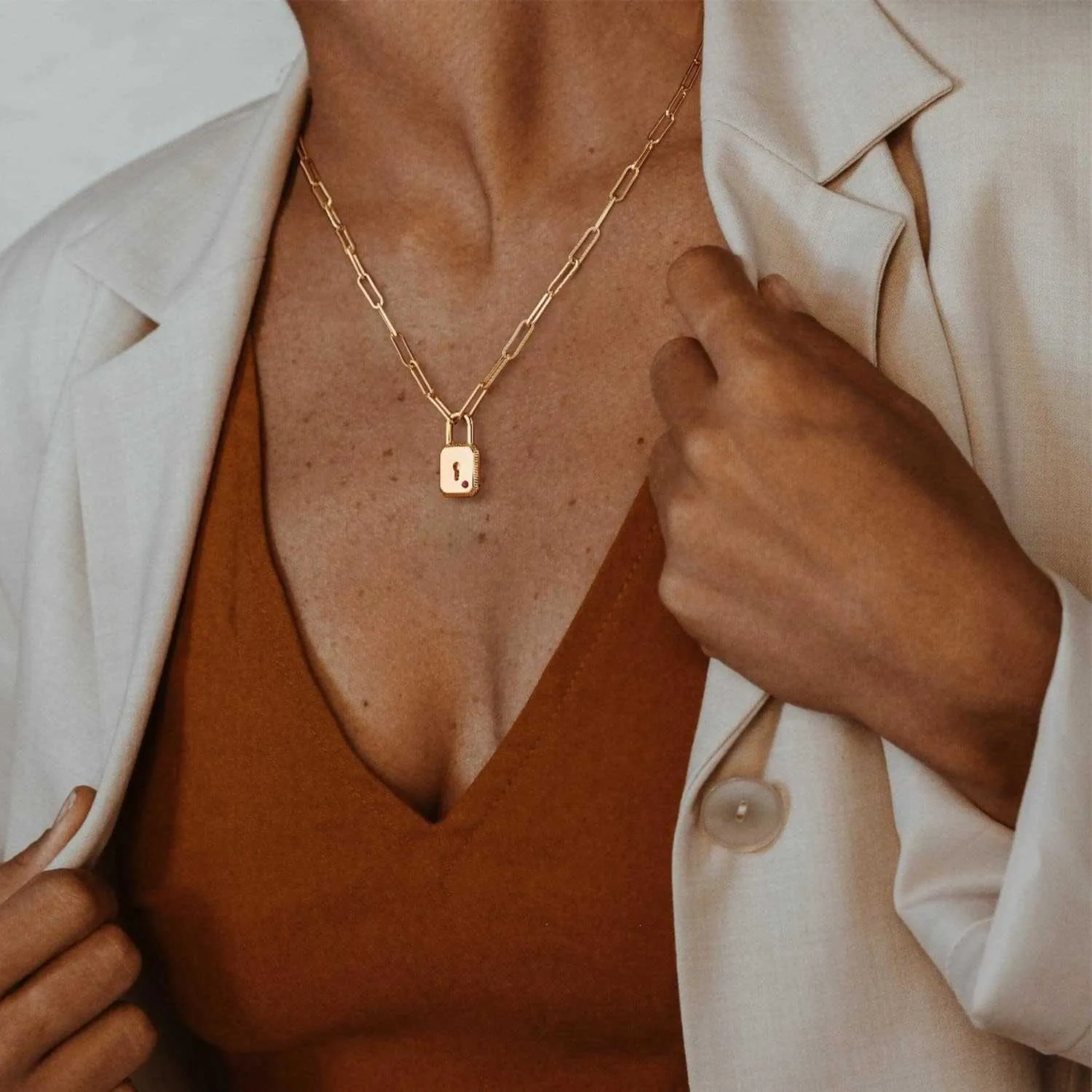 Initial necklace deals 18k gold