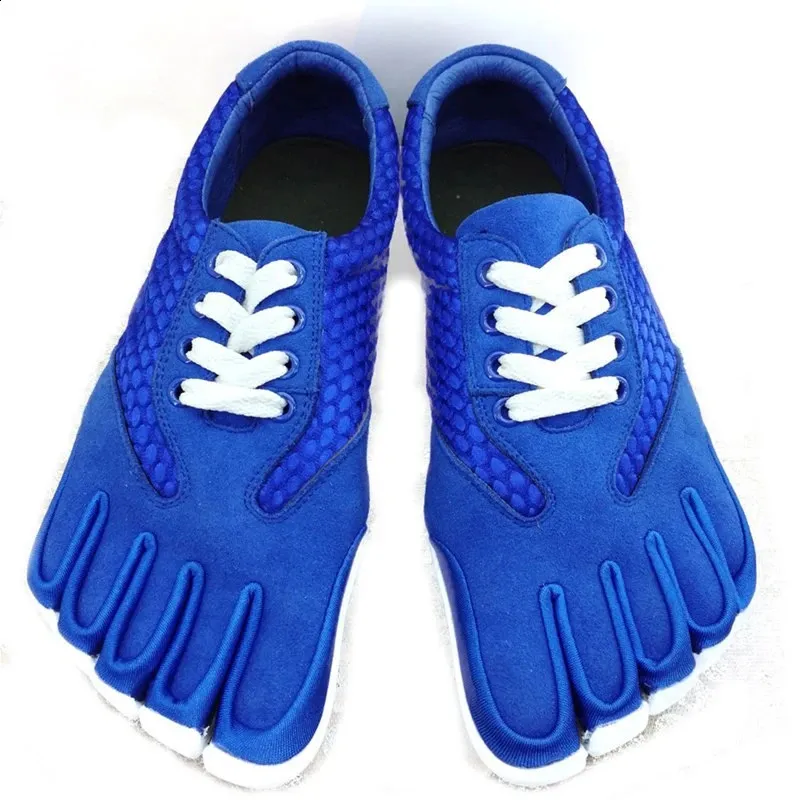 Sapatos de vestido Camurça Couro 5 Toe Sapato Homens Ao Ar Livre Correndo Caminhadas Esporte Sapatos Ultraleve Antiderrapante Respirável Sneaker Cinco Dedos Sapato 45 Tamanho 231214