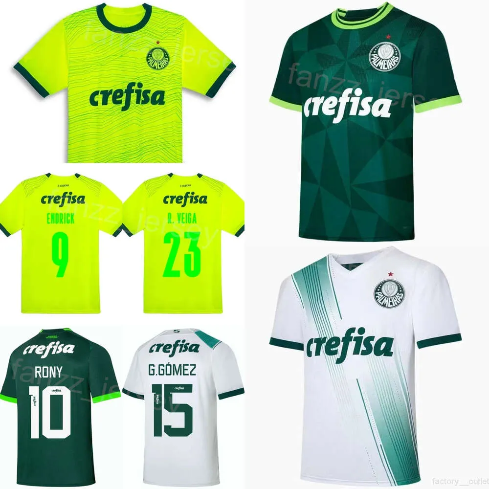 Erkekler 23-24 Futbol Palmeiras 22 Joaquin Piquerez Forma Kulübü Takımı 15 Gustavo Gomez 8 Ze Rafael 23 Raphael Veiga 18 Jose Lopez Yeşil Beyaz Futbol Gömlek Kitleri Üniformalı