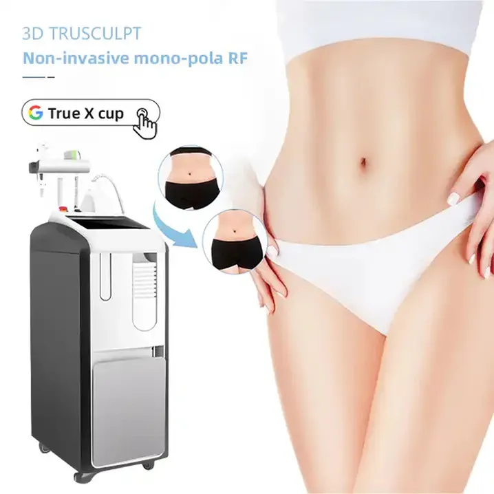 Trusculpt 3D RF cellulite removal fat face lifting Machine Radio frequency Mono-polar boby sculpting device Slimming increase collagen wrinkling and anti-aging