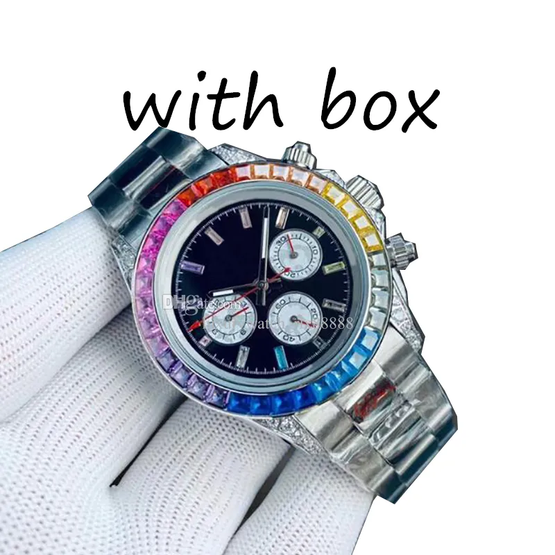 Zegarek zegarków męskich Watch Wysokiej jakości automatyczny ruch mechaniczny 40 mm Sapphire Waterproof Waterproof Sport