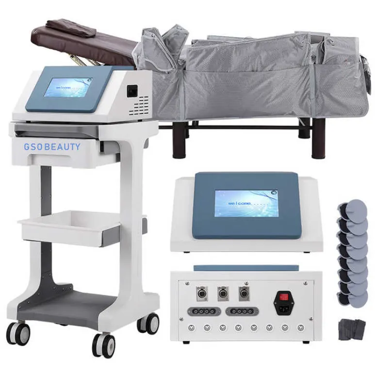 Autres équipements de beauté 3 en 1 Presoterapia Massage Slim Dispositif de drainage lymphatique