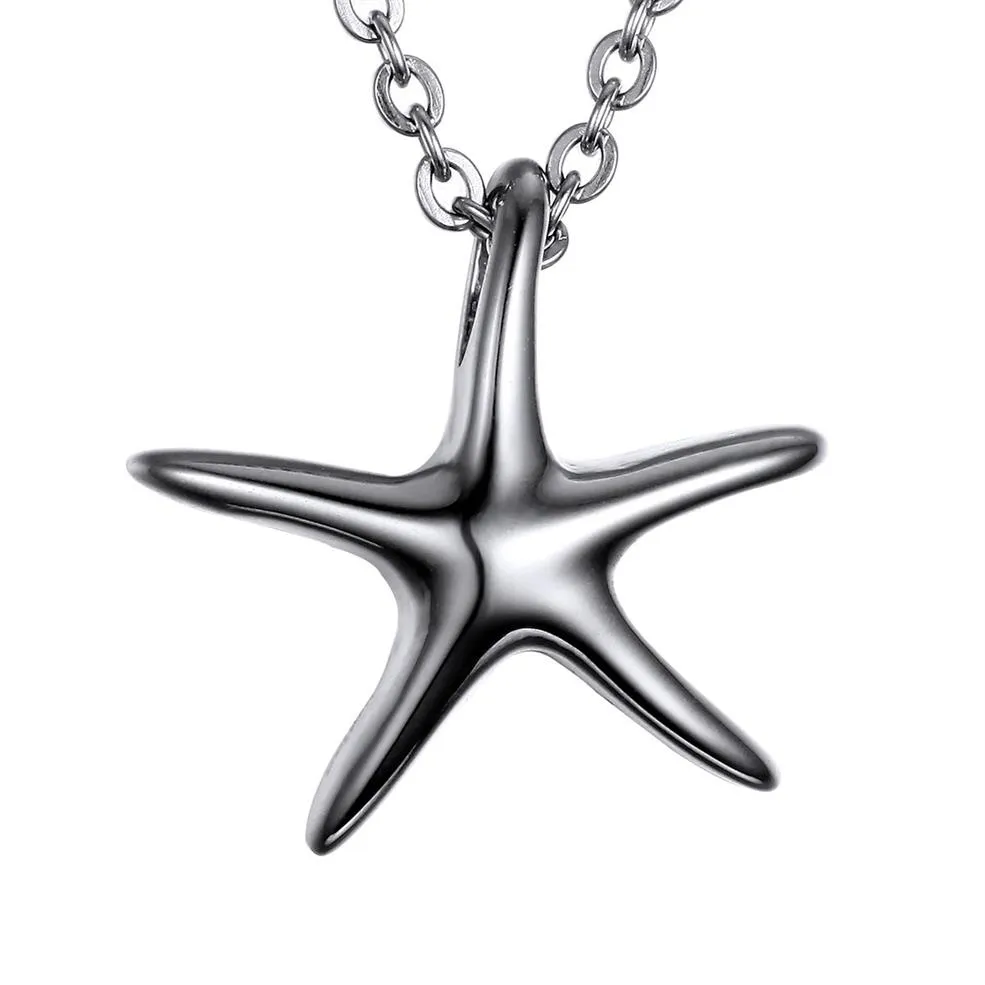 Lily Memorial Jewelry Pendant Starfish Charm Urn Pendant Ashes Necklace Keepsake With Chain Necklace With a Present Bag1757