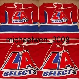 Weng VTG-LA Selects High School Game Worn Hockey Jersey 100% Stitched Embroidery s Hockey Jerseys