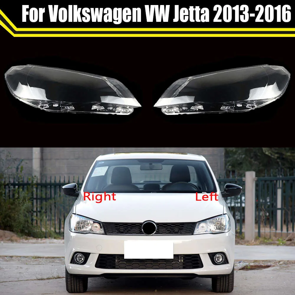 För VW Jetta 2013 2014 2015 2016 Ljuskappar Strålkastare Transparent lampskärm strålkastarskal täckningslinsglas