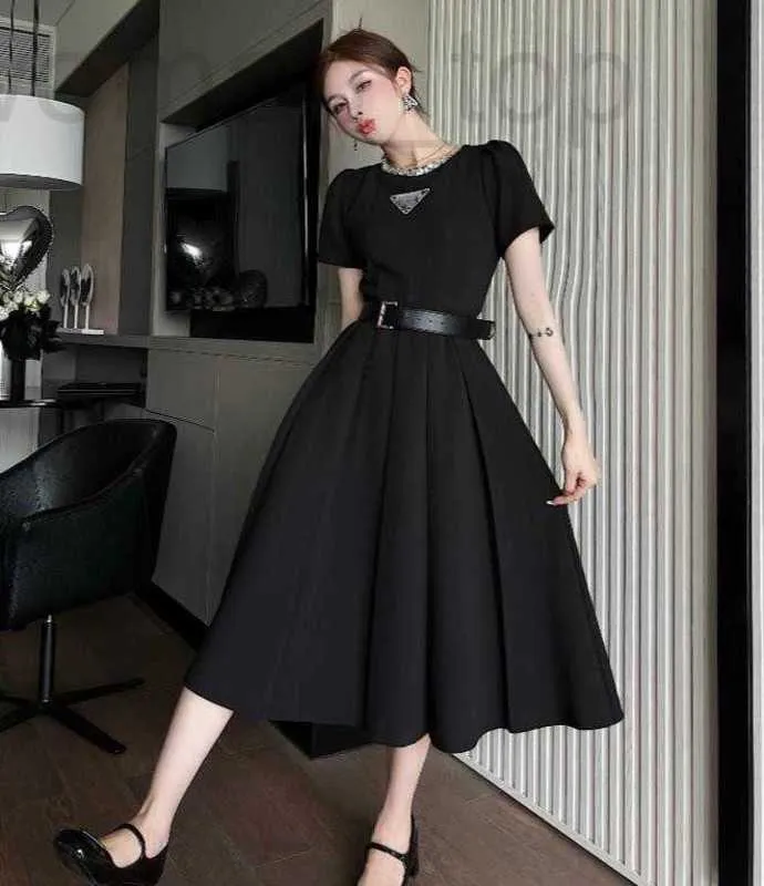 Basic & Casual Dresses Designer Women's Printing Dress Fashion Panelled Spring Summer Womens Long-skirts High Quality Vintage Long-skirt IETT