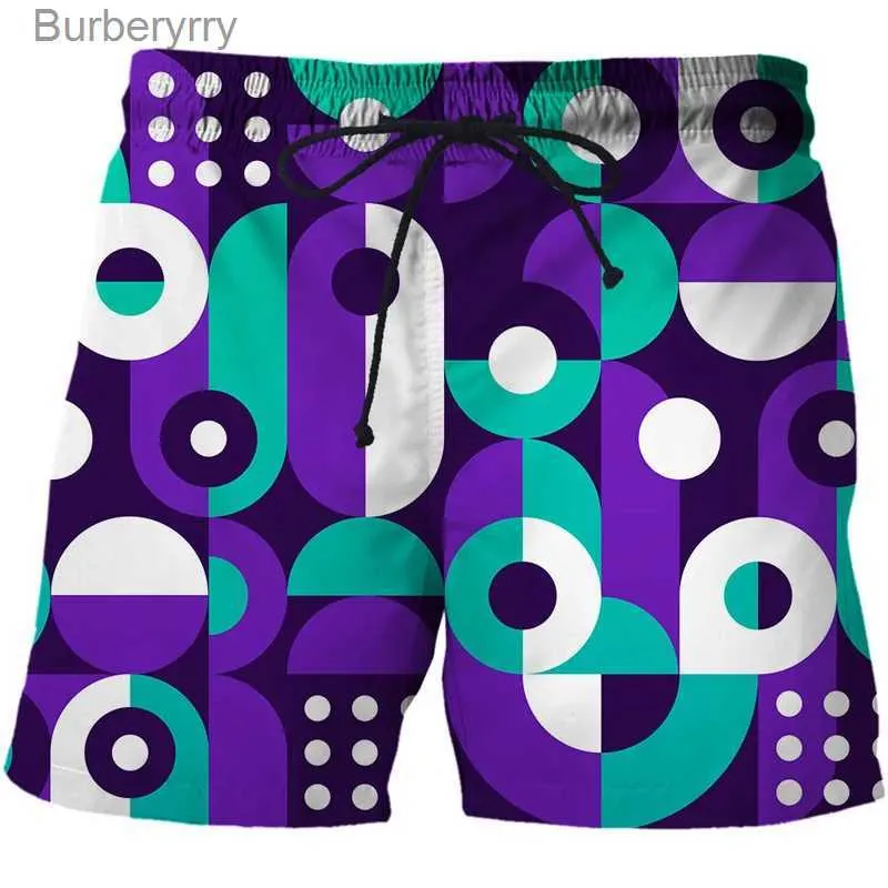 Shorts pour femmes Graphiques géométriques pantalons courts femmes hommes 3D imprimé maillot de bain maillot de bain Shorts de plage Skateboard Sport décontracté lâche ShortsL231215