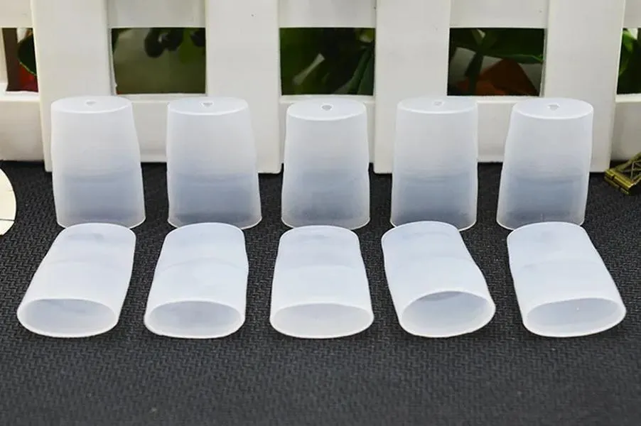Silicone Mouthpiece Cover Drip Tip Cap Rubber Test Tips For Wax