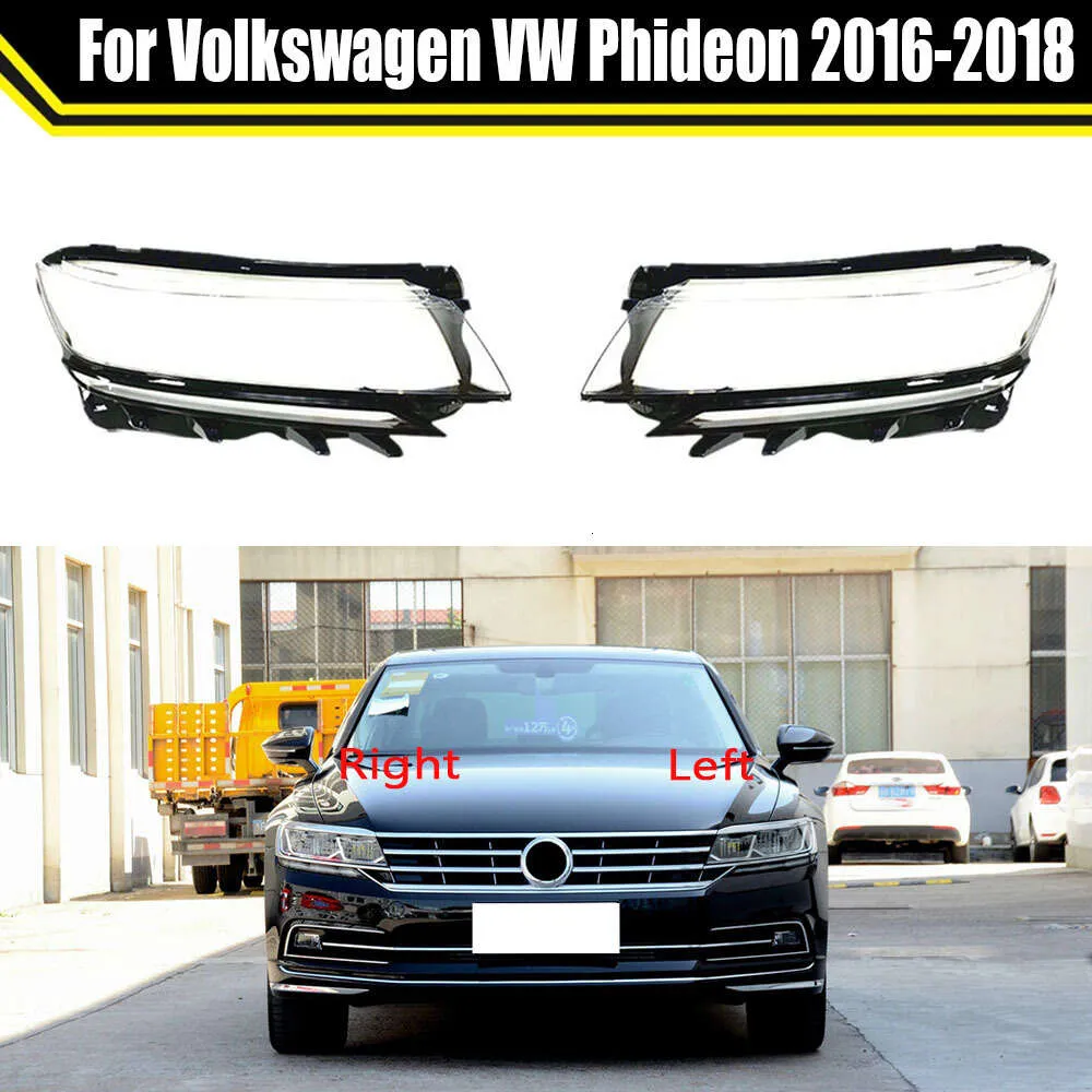 Для VW Phideon 2016 2017 2018 автомобильная передняя фара, стеклянный корпус, крышка для фар, прозрачный абажур, линза