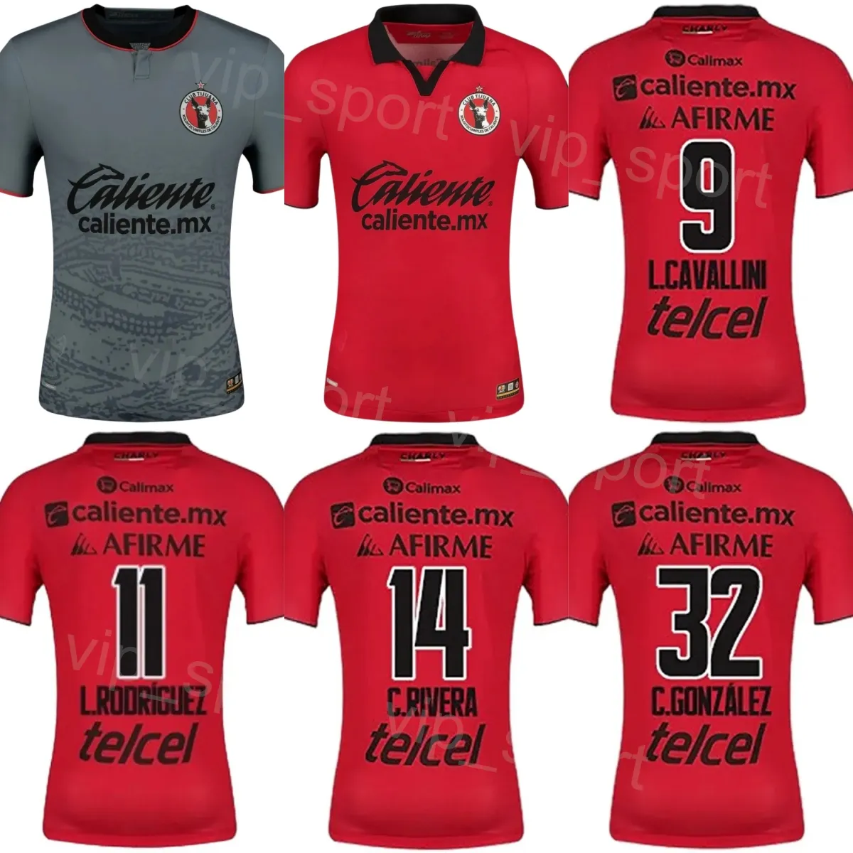 نادي 23 24 Tijuana Soccer Jerseys Mens 10 Castaneda 8 Madrigal 11 Rodriguez 14 Rivera 32 Gonzalez 9 Cavallini 27 Blanco 15 Zaragoza 35 Balanta Football Shirt Kits