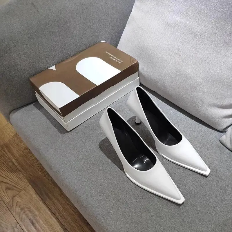 Dress Shoes European And American Single Shoe Women's Wine Cup Heel Super Pointed High Heels Shallow Mouth Social Trend