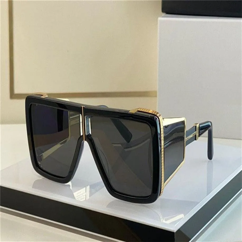 Occhiali da sole dal nuovo design alla moda BPS-107B montatura quadrata grande, stile generoso e trendy, occhiali protettivi estivi per esterni uv400, top qual263u