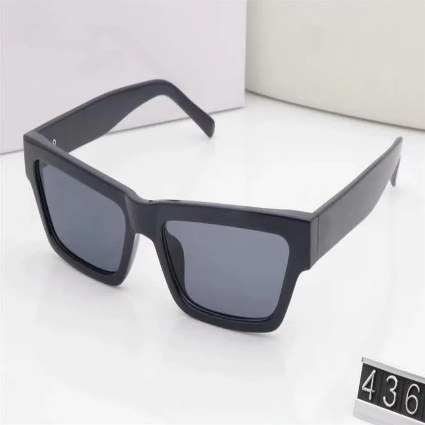 Роскошные классические солнцезащитные очки-пилот высшего качества, дизайнерские брендовые модные мужские и женские солнцезащитные очки, металлические стеклянные линзы с коробкой 436284N