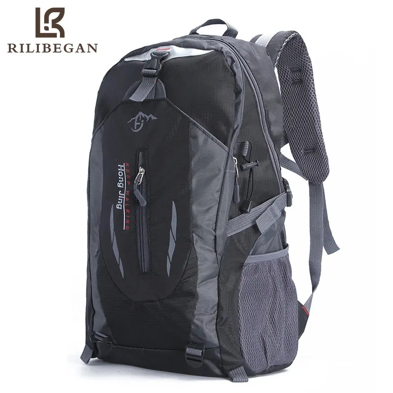 Bolsas al aire libre Mochila de viaje clásica Hombres Senderismo impermeable Computadora portátil Bolsa Escuela Deporte Nylon Wome 231215