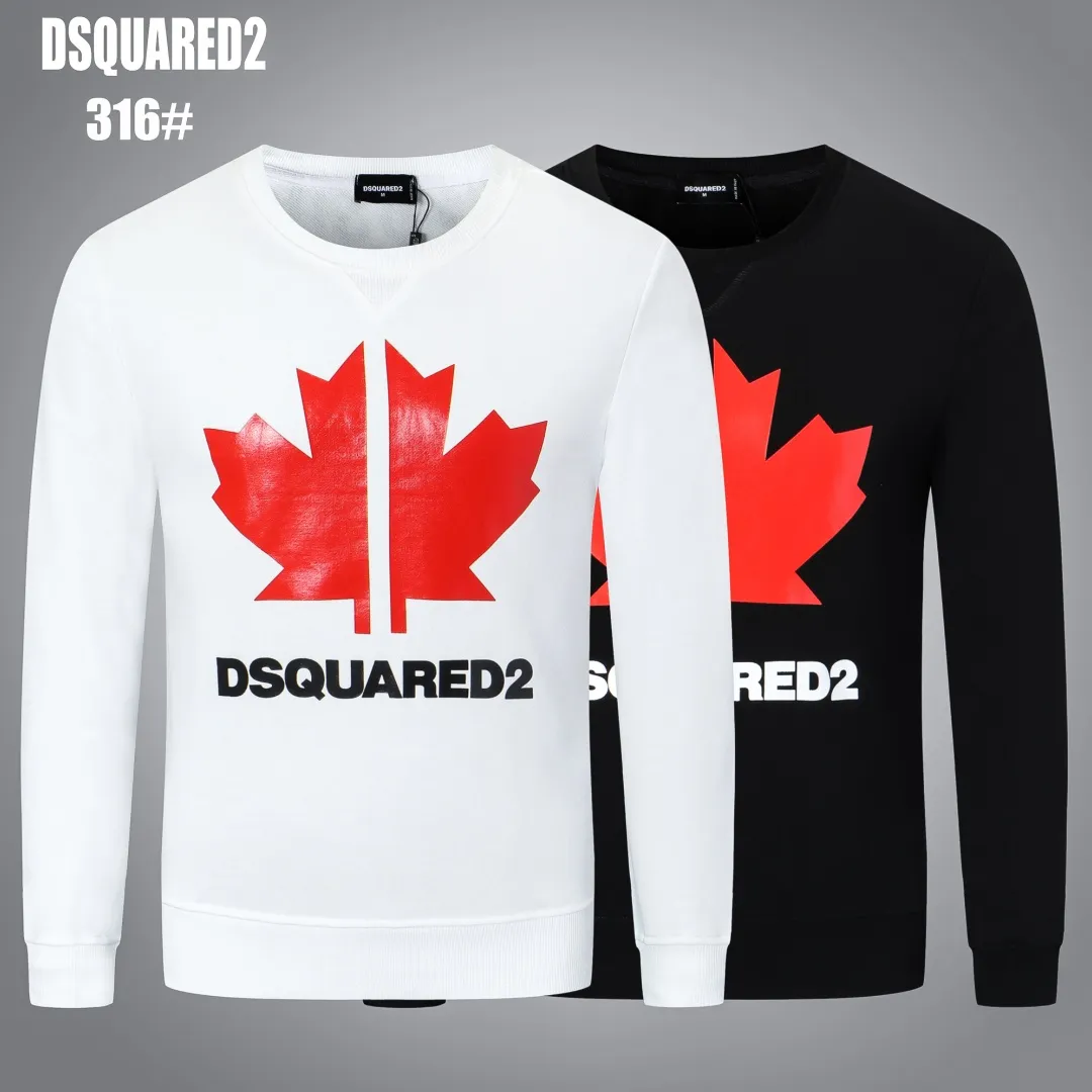 Sudadera de Lujo para Hombre - Dsquared2 ICON Sudadera Roja con