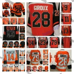 11 Travis Konecny Hockey Jerseys 14 Sean Couturier 79 Carter Hart 28 Claude Giroux 2023 Hot Reverse Retro Hockey Jerseys Mens Home Red Winter men Jersey S-XXXL