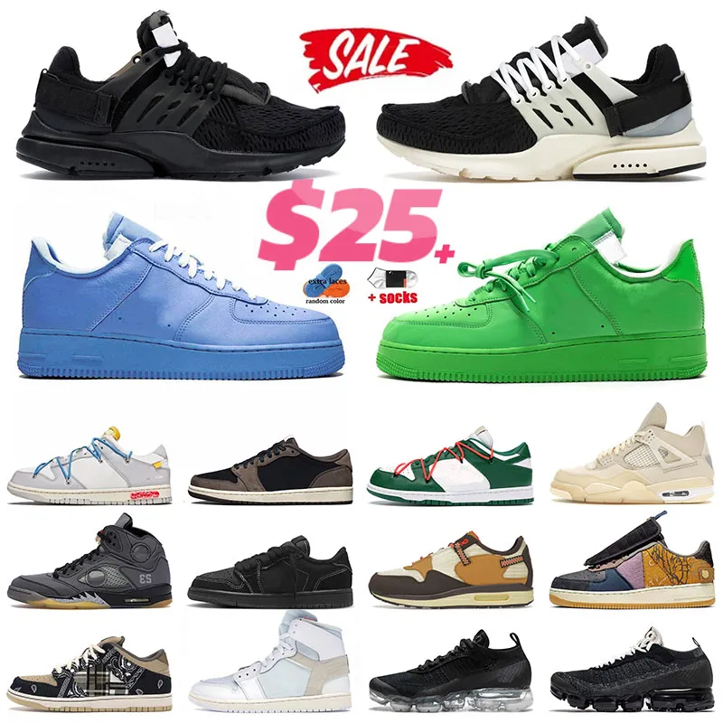 Designer Shoes Golf Olive 1s Low Men Women traviss scott shoe Neutral Ow 4 Black Muslin 5 Cactus Jack 6 Mca Baroque Brown off white shoes Big Size 13