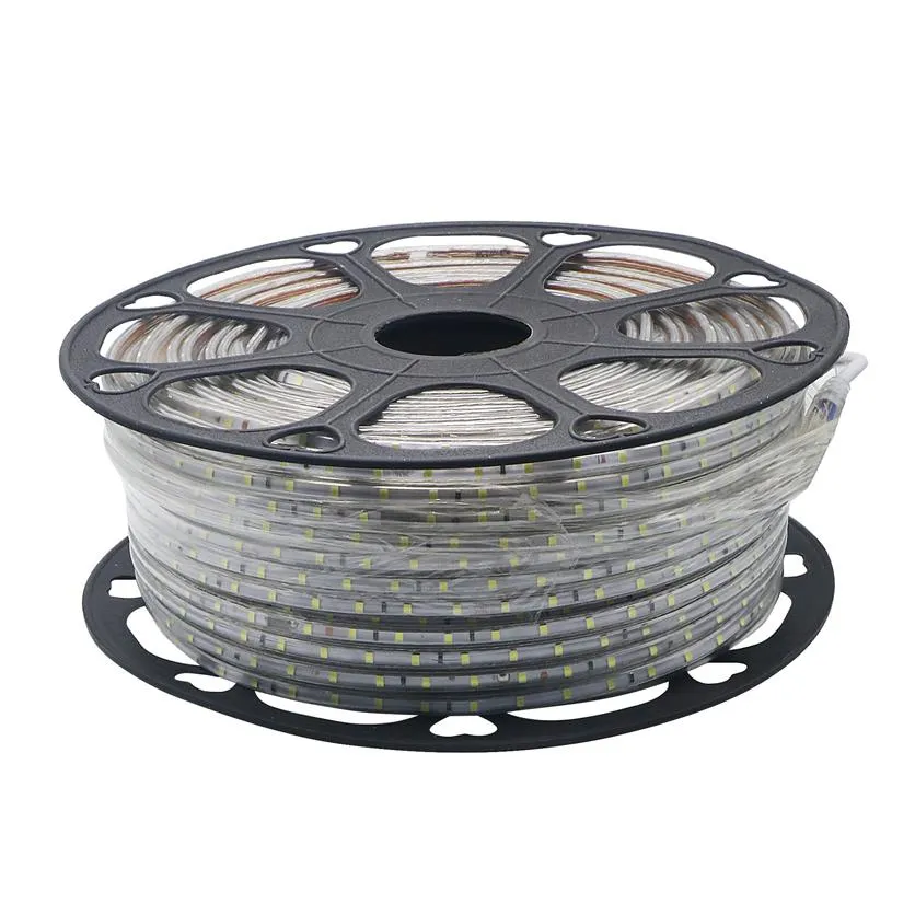 100m roll SMD 2835 LED -strip Light 220V 60LEDS M TIRAS FLEXIBLE TAPE LIGHTING WATTESKET PURE VIT VIT BRIGHER285T